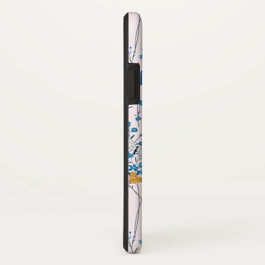 青かわいらし蝶 Case-Mate iPhoneケース (裏面/右)