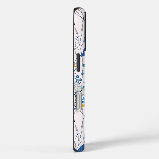 青かわいらし蝶 Case-Mate iPhoneケース (裏面 / 右)