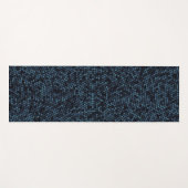 青かわいらし行列 ヨガマット (正面(横))