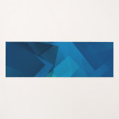 青かわいらし行列 ヨガマット (正面(横))