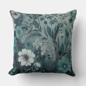 青かわいらし装飾用クッション クッション (正面)