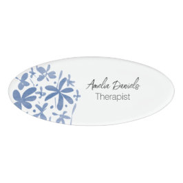 青かわいらし野花 名札