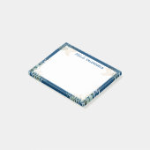 青かわいらし金ゴールド緑色植物ポストイットノート ポストイット (アングル)