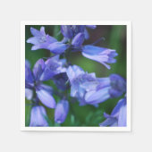 青かわいらし鐘花 スタンダードカクテルナプキン (正面)