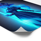 青かわいらし魔女 ポスター (角)