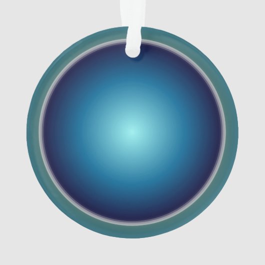 青かわいらし/緑>クリスマスオーナメント オーナメント (裏面)