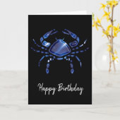 青がん標識誕生日カード カード (黄色い花)