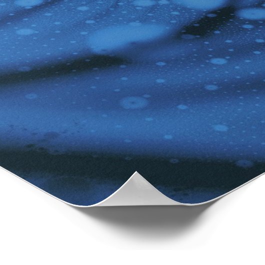 青がゼロになる傾向がある ポスター (角)