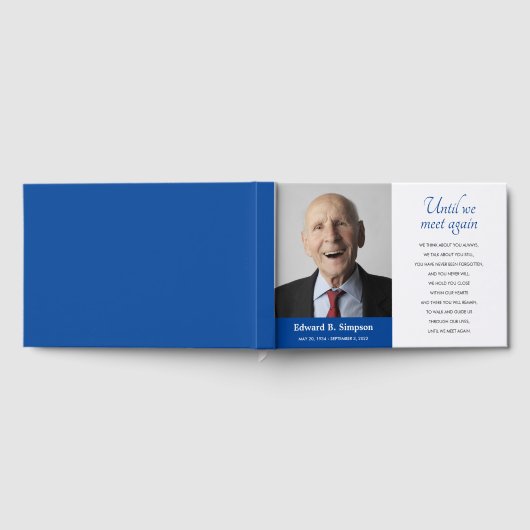 青が再び会うまで記念写真 ゲストブック (全面)