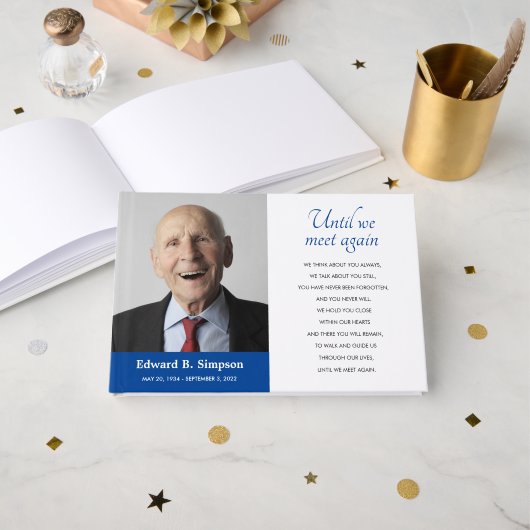 青が再び会うまで記念写真 ゲストブック (正面見開き)