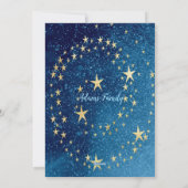 青きらめく新年グリッター応援スターズフローラ シーズンカード (裏面)