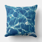 青きらめく水 クッション (正面)