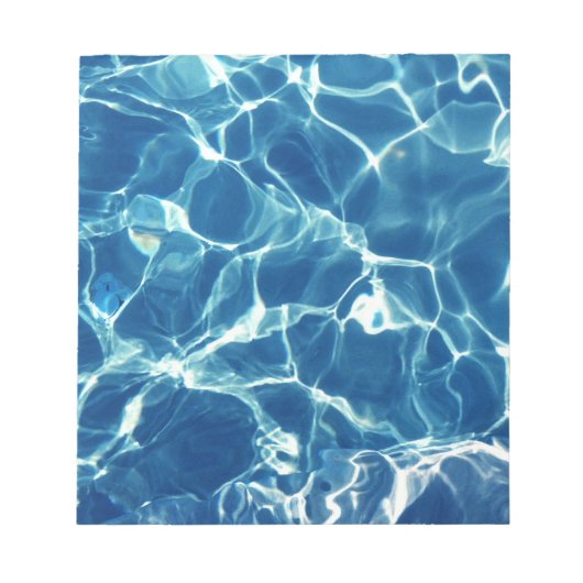 青きらめく水 ノートパッド (正面)