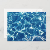 青きらめく水 ポストカード (正面/裏面)