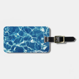 青きらめく水 ラゲッジタグ