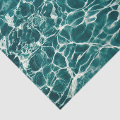 青きらめく緑プール海水 薄葉紙 (詳細)