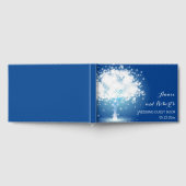 青きらめく色の結婚木 ゲストブック (全面)