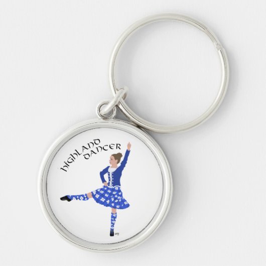 青き高地の踊り子 キーホルダー (正面)