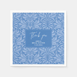 青くなる前に何か青ブライダルシャワー スタンダードカクテルナプキン