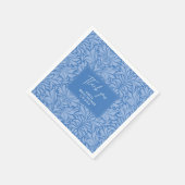 青くなる前に何か青ブライダルシャワー スタンダードカクテルナプキン (角)