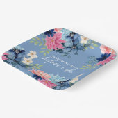 青くなる前に何か青ブライダルシャワー ペーパープレート (傾斜あり)