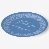 青くなる前に何か青ブライダルシャワー ペーパープレート (アングル)