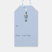 青くるみ割りクリスマス ギフトタグ (裏面)