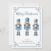 青くるみ割りクリスマス シーズンカード (正面)