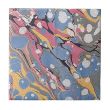 青くイタリアンな大理石パターン