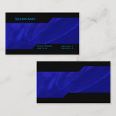 青くカスタムな名刺 名刺 (正面/裏面)