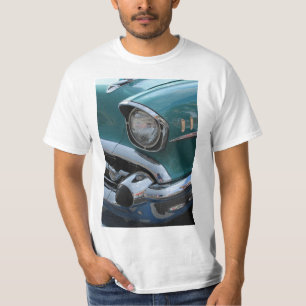 青くクラシックな車 Tシャツ