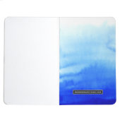 青くグラデーションなジャーナル ポケットジャーナル (内側 裏面)