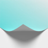 青くグラデーションな勾配へのはっきりしたでカラフルな白 ラッピングペーパー (角)