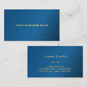 青くハイテクなサーキットボードの名刺 名刺 (正面/裏面)