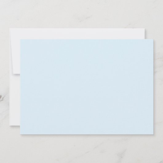 青くフェイクな金ゴールドの男の子のベビーシャワーはノート感謝していしています サンキューカード (裏面)