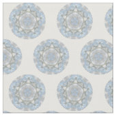 青くレースのような抽象芸術 ファブリック (クローズアップ)