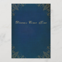 青く古いアンティークは表紙を金めっきしました