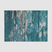 青く古い皮のペンキの木製の壁の質 薄葉紙 (正面)