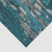 青く古い皮のペンキの木製の壁の質 薄葉紙 (詳細)