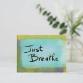 青く呼吸する ポストカード (スタンド正面)