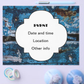 青く塗られた木 チラシ (シングル)