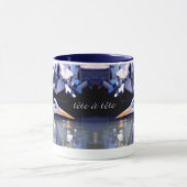 青く引き延ばす マグカップ (中央)