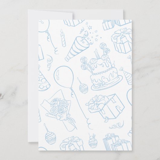 青く待てればわかる 招待状 (裏面)