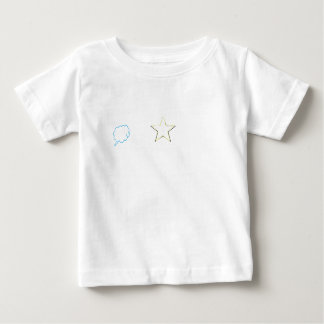 青く曇った星 ベビーTシャツ