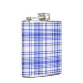 青く白い格子縞2 フラスク (右)