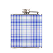 青く白い格子縞2 フラスク (裏面)