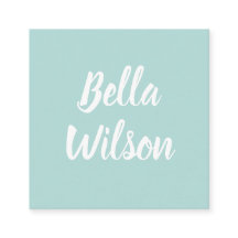 青く粋でシンプルでモダンな最小主義のパステル