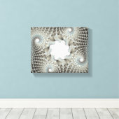 青く絡まった キャンバスプリント (インサイチュ (ウッドフロア))