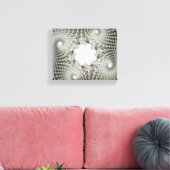 青く絡まった キャンバスプリント (インサイチュ (リビング))