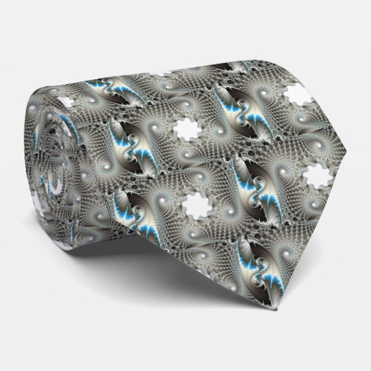 青く絡まった ネクタイ (ロール)